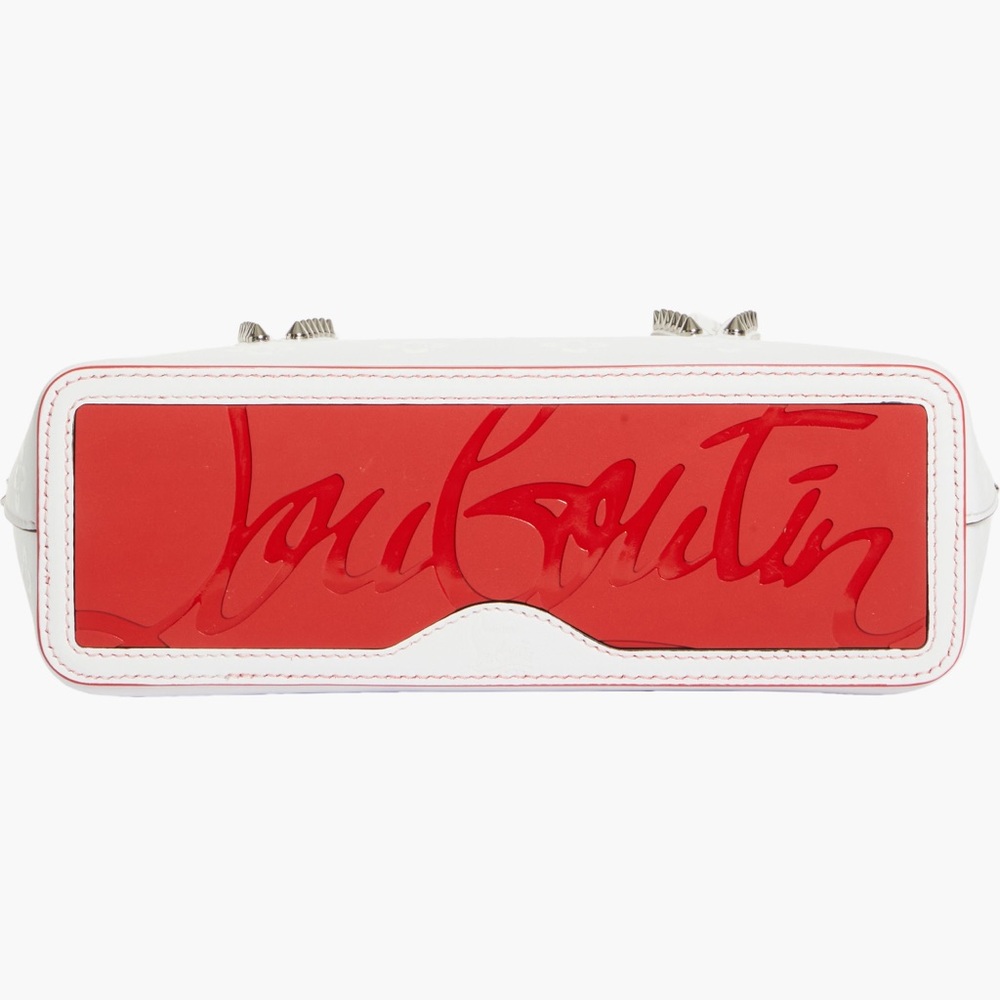 Christian Louboutin Cabata Loubinthesky Mini Tote Bag Bianco - Picture 5 of 8